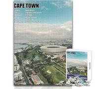 Jigsaw Puzzles for Adults 1000 Aerial View of Cape Town Stadium Toys Educational Games Wall Decoration Secret Santa Gifts Size 38x26cm