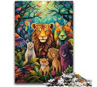 Jigsaw Puzzles for Adults 1000 African Animals Puzzles for Teenagers,Challenging Game for Is Ideal As A Gift for The Whole Family (50x75cm)