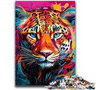 Jigsaw Puzzles for Adults 1000 African Leopard Puzzles for Teenagers,Challenging Game for The Whole for Women, Gifts for Men (50x75cm)