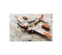 Jigsaw Puzzles for Adults 1000 Airplane, Map 1000 piece Jigsaw Puzzles for Adults, Challenging Puzzle 30x20 Inches, Wooden Puzzle Pieces Interlock Securely for Relieve Stress Gifts for Women LZPT04821