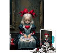 Jigsaw Puzzles for Adults 1000 Alice in Wonderland Themed Artwork Toy Intellectual Game Educational Games But Fun And Humorous Gifts For Birthdays (Size 38x52cm)