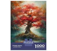 Jigsaw Puzzles for Adults 1000 Amazing Big Tree Adult Jigsaw Puzzle Toy Wall Decor Difficult Challenge Educational Challenge 70x50cm/1000pcs