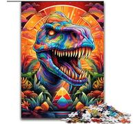 Jigsaw Puzzles for Adults 1000 Ancient Dinosaurs 1000 Pieces Puzzles for Adults Challenging DIY Brain Teaser, Interactive Family Game (Szie 26x38cm)