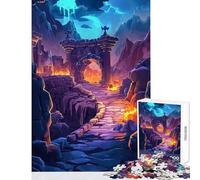 Jigsaw Puzzles for Adults 1000 Ancient Ruins Gateway Puzzle For Teenagers Stress Reliever Every Piece Is Unique - for Is Ideal As A Gifts (50x75cm)