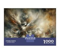 Jigsaw Puzzles for Adults 1000 Angelic Figure in Clouds Adult Jigsaw Puzzle Toy Wall Decor Difficult Challenge Educational Challenge 38x26cm/1000pcs