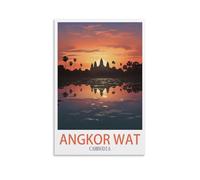 Jigsaw Puzzles for Adults 1000 Angkor Wat Cambodias 1000 Piece Puzzle Challenging Game for The Whole for Women,Gifts for Men 50x70cm