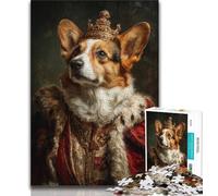 Jigsaw Puzzles for Adults 1000 Animal Corgi Teenager Puzzles,family Fun Games Is Ideal As A Gift for The Whole Family (size 38x26cm)