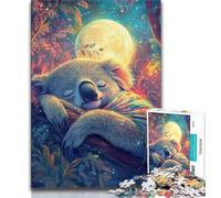 Jigsaw Puzzles for Adults 1000 Animal Koala Teenager Puzzles,family Fun Games Is Ideal As A Gift for The Whole Family (size 75x50cm)
