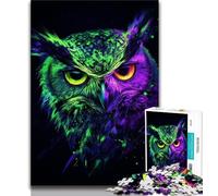 Jigsaw Puzzles for Adults 1000 Animal Owl Puzzles,Challenging Game Gifts for Is Ideal As A Gift for The Whole Family 38x26cm