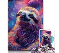Jigsaw Puzzles for Adults 1000 Animal Sloth 1000 Pieces for Teenagers,Educational Stress Relief Toy Gifts for Friends And Family 26x38cm