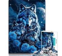 Jigsaw Puzzles for Adults 1000 Animal Wolves Teenager Puzzles,family Fun Games Is Ideal As A Gift for The Whole Family (size 75x50cm)
