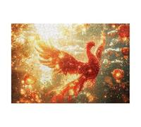 Jigsaw Puzzles for Adults 1000, Animales Jigsaws 1000 Pieces for Adults, Impossible Wooden Phoenix Jigsaw Puzzle for The Whole, Classic Challenging Puzzle Game for Decompression, Gifts Decor -1939