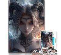 Jigsaw Puzzles for Adults 1000 Anime Angel Girl Teenager Puzzles,Challenging Game for Is Ideal As A Gift for The Whole Family 38x26cm
