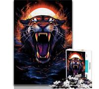 Jigsaw Puzzles for Adults 1000 Anime Art Tiger Puzzles,Challenging Game Gifts for Is Ideal As A Gift for The Whole Family 75x50cm