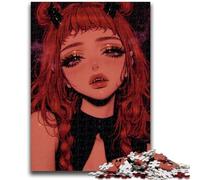 Jigsaw Puzzles for Adults 1000 Anime Demon Girl Educational Game Challenge Toy Wall Decoration Unique Birthday And Xmas Gifts 50x75cm