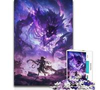 Jigsaw Puzzles for Adults 1000 Anime Fight of Demons Family Fun & Game Night Precision Cutting Educational Toy (size 50x75cm)