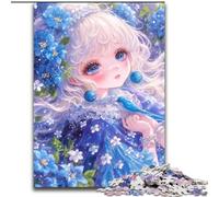 Jigsaw Puzzles for Adults 1000 Anime Girl, Analysis And Logic with Fully Interlocking Randomly Shaped Pieces for And Age 14 Years Up (Size 26x38cm)