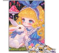 Jigsaw Puzzles for Adults 1000 Anime Girl, Analysis And Logic with Fully Interlocking Randomly Shaped Pieces for And Age 14 Years Up (Size 50x75cm)