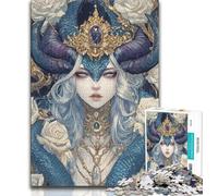 Jigsaw Puzzles for Adults 1000 Anime Snake Girl Puzzles for Adults,for Educational Game Challenge Toy Deal As Gifts for The Whole Family (size 75x50cm)