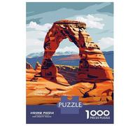 Jigsaw Puzzles for Adults 1000 Arches National Park, Utah, USA Puzzles for Adults DIY Toys Pattern Assembly Gifts for Friends And Family 52x38cm/1000pcs