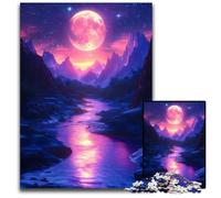 Jigsaw Puzzles for Adults 1000 Arctic Ice Sunset Paper Jigsaw Brain Teaser Game for Teenagers Perfect 1000 PCS(38x26cm)