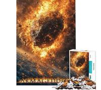 Jigsaw Puzzles for Adults 1000 Armageddon Asteroid Impact Adult Puzzles Hands-on Game Staycation Kill Time Birthday Present, Gifts, (Size 38x26cm)