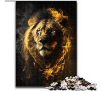 Jigsaw Puzzles for Adults 1000 Art Colourful Lions Jigsaw Puzzle Made of cardboard,Perfect for Halloween, Christmas, Birthday Gift 1000pcs(26x38cm)