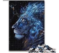 Jigsaw Puzzles for Adults 1000 Art Lions Puzzle Made of cardboard,Challenging Brain Teaser for Teenagers, Family Game Night Fun 1000pcs(26x38cm)
