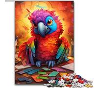 Jigsaw Puzzles for Adults 1000 Art Parrot Made of Wood, Gift for Men And Women, Daily & Special Occasion 50x75cm Birthday Party for Men Women