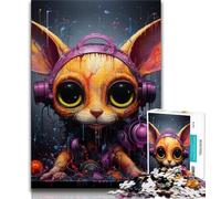 Jigsaw Puzzles for Adults 1000 Art Rabbits Teenager Puzzles,Challenging Game for Is Ideal As A Gift for The Whole Family 38x26cm