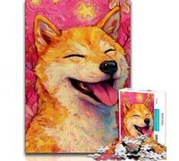 Jigsaw Puzzles for Adults 1000 Artistic Shiba Inu Puzzles for Teenagers,is Ideal As Gifts for The Whole Family for Age 14+ (size 38x26cm)
