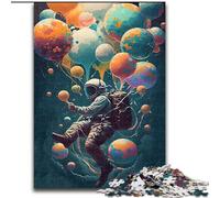 Jigsaw Puzzles for Adults 1000 Astronaut Dream Puzzles for Adults size 50x75cm Intricate Design for Teenagers, DIY Decor, And Brain-Boosting Fun