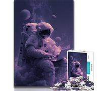 Jigsaw Puzzles for Adults 1000 Astronauts at Work Teenager Puzzles,Challenging Game for Is Ideal As A Gift for The Whole Family 38x26cm