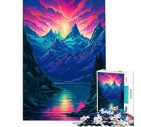 Jigsaw Puzzles for Adults 1000 Aurora Lullaby Jigsaw Puzzles for Teenagers Birthday Present Parent-child Interaction Toy Intellectual Game (50x75cm)