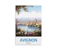 Jigsaw Puzzles for Adults 1000，Avignon France Puzzles for Adults, Challenging Puzzles, Puzzle Game for The Whole for Women,Gifts for Men, 38x26cm