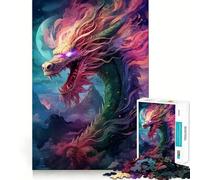 Jigsaw Puzzles for Adults 1000 Awekening Nightmare Dragon Perfect Cut Fun Mind Exercise Toy Peaceful Play Fun Birthday Fun Gift (50x75cm)
