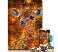 Jigsaw Puzzles for Adults 1000 Baby Giraffe 1000 Pieces for Teenagers,Educational Stress Relief Toy Gifts for Friends And Family 50x75cm