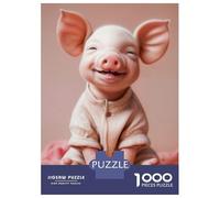 Jigsaw Puzzles for Adults 1000 Baby Pig Cute Puzzle for Adults Relaxing Games But Fun And Humorous Challenging To Complete 70x50cm/1000pcs