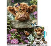 Jigsaw Puzzles for Adults 1000 Baby Yak Adult Jigsaw,learning Educational Is Ideal As A Gift for The Whole Family 26x38cm