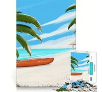 Jigsaw Puzzles for Adults 1000 Bahamas Perfect Cut Fun Mind Exercise Toy Peaceful Play Fun Birthday Fun Gift (38x52cm)