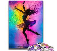 Jigsaw Puzzles for Adults 1000 Ballet Dancer Oil Painting for Age 14+ Brain Teaser Game Best Gift for Adults And Teenagers 50x75cm