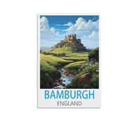Jigsaw Puzzles for Adults 1000 Bamburgh Englands 1000 Piece Puzzle Challenging Game for The Whole for Women,Gifts for Men 50x70cm