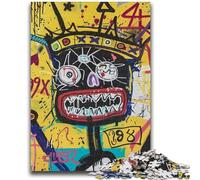 Jigsaw Puzzles for Adults 1000 Basquiat-style Child Challenging Game Toys Deal As Gifts for The Whole Family for Ages 14+ 50x75cm