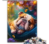 Jigsaw Puzzles for Adults 1000 Beautiful Bulldog Puzzles for Adults size 26x38cm Fun at Home Activities, Birthday Present, Travel Gifts