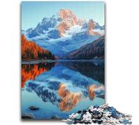 Jigsaw Puzzles for Adults 1000 Beautiful Mountains And Lakes Suitable for Ages 14 And Up Family Games Deal As Gifts for The Whole Family 50x75cm