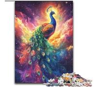 Jigsaw Puzzles for Adults 1000 Beautiful Peacock, Suitable for People Aged 14 And Above Educational Games Secret Santa Gifts (Size50x75cm)
