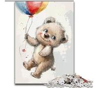 Jigsaw Puzzles for Adults 1000 Beautiful Watercolor Bear Jigsaw Puzzle Made of cardboard,Gift for Men And Women, Daily & Special Occasion 1000pcs(26x38cm)