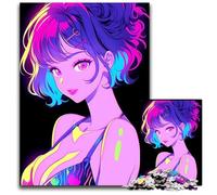 Jigsaw Puzzles for Adults 1000 Beautiful Woman Anime Paper Jigsaw Puzzles for Adults Home Activity for Holidays Birthdays And Family Game Nights 1000 PCS(38x26cm)