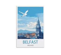 Jigsaw Puzzles for Adults 1000，Belfast Ireland 1000 Piece Puzzle Challenging Game for The Whole for Women,Gifts for Men 52x38cm