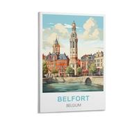 Jigsaw Puzzles for Adults 1000,Belfort Belgium Jigsaw Puzzle 1000 Pieces for Adult Challenging Puzzle Games Jigsaw Puzzles for Adults 70x50cm
